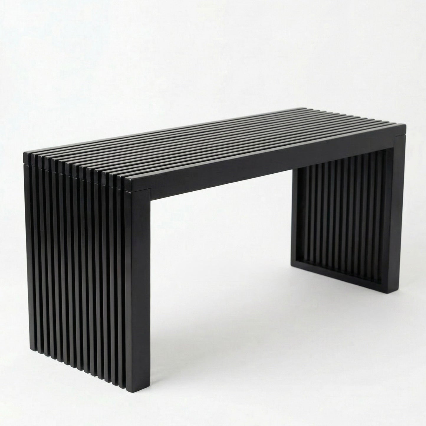 Bamboo Bench - Black